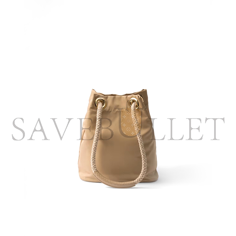 Pra*a mariner re-nylon small bucket bag 1be082 (28*23.5*16.8cm)